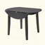 Table de salle à manger extensible ronde pour 2 à 4 personnes, table de salle à manger pliante en bois avec taille réglable, conception peu encombrante pour les petits appartements et les salles à manger-22962855