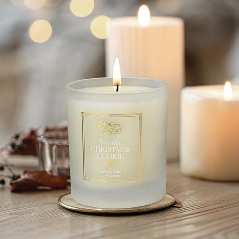 Old World Christmas Soy Wax Blend Candle, Vanilla Christmas Cookie, 8oz
