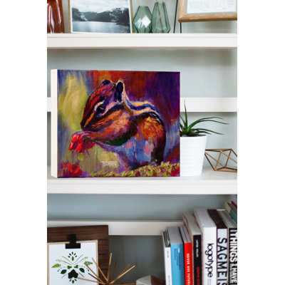 Décoration murale chipmunk chip board box