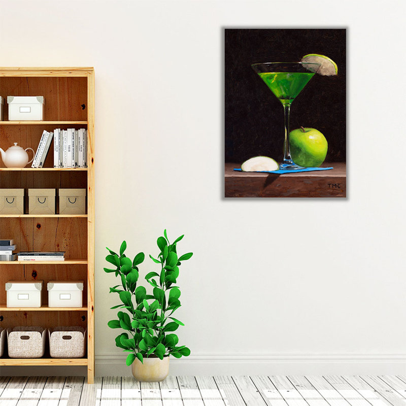 Sour Sour Martini - reproduction d'art sur toile, H 24 po x l 18 po