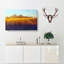 Amber Mountains Painting - Wrapped Canvas-56659474