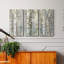 Birch Wood Meadow - reproduction de cadre photo sur toile 3 pièces-51126359