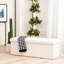 Fabric Upholstered Storage Bench