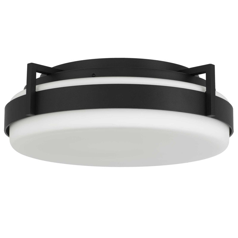 Plafonnier encastré à DEL intégré, H 4,5 po x l 12 po x P 12 po