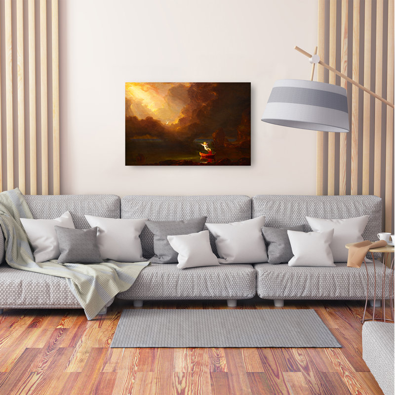 The Voyage of Life:Old Age by Thomas Cole The World Classic Art Reproductions, Giclee Canvas Prints Wall Art for Home Decor, 45X30x1.5 inches