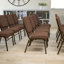 Chaise d'église en tissu 18,5 po Bernardston-22165229-22165235