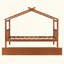Lit en bois avec couchette-497751712-497751715