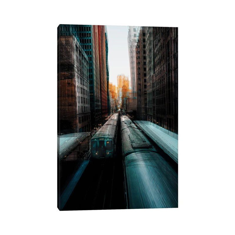 Chicago's Station 1 Piece Wrapped Canvas Wall Art, 101.6 cm H x 66.04 cm W x 3.175 cm D