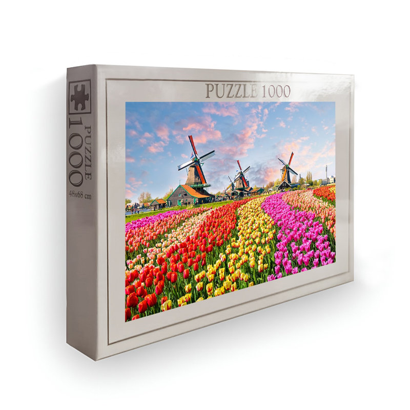 Casse-tête 1000 pièces, 26,8 po x 18,9 po | Conception 100% carton de haute qualité et éclatante | Parfait pour le plaisir en famille, le soulagement du stress et les jeux éducatifs | Cadeau pour adultes et enfants | Dimensions de la boîte: 13,2 po x 9,1 po x 2,0 po