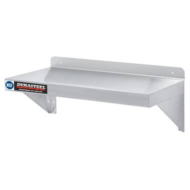 AmGood 36 Long X 12 Deep Stainless Steel Wall Shelf | NSF Certified |  Appliance & Equipment Metal Shelving | Kitchen, Restaurant, Garage,  Laundry