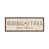 Toile avec cadre en bois brun classique