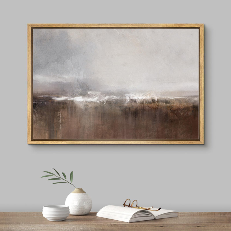 Paysage minimaliste brun, minimaliste douillet, Naturel, H 24 po x l 36 po x P 1,5 po