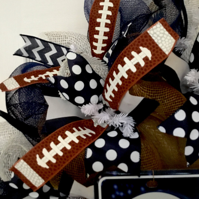Football Wreath Los Angeles Rams