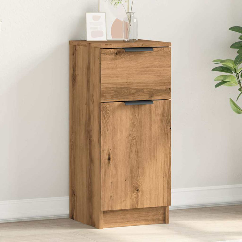 Jinat 1 - Door Standard Accent Cabinet, Artisan Oak