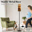 Lampe sur pied Highland Cow Rustic Wildflower Meadow Autumn Tones Fall Dimmable Modern