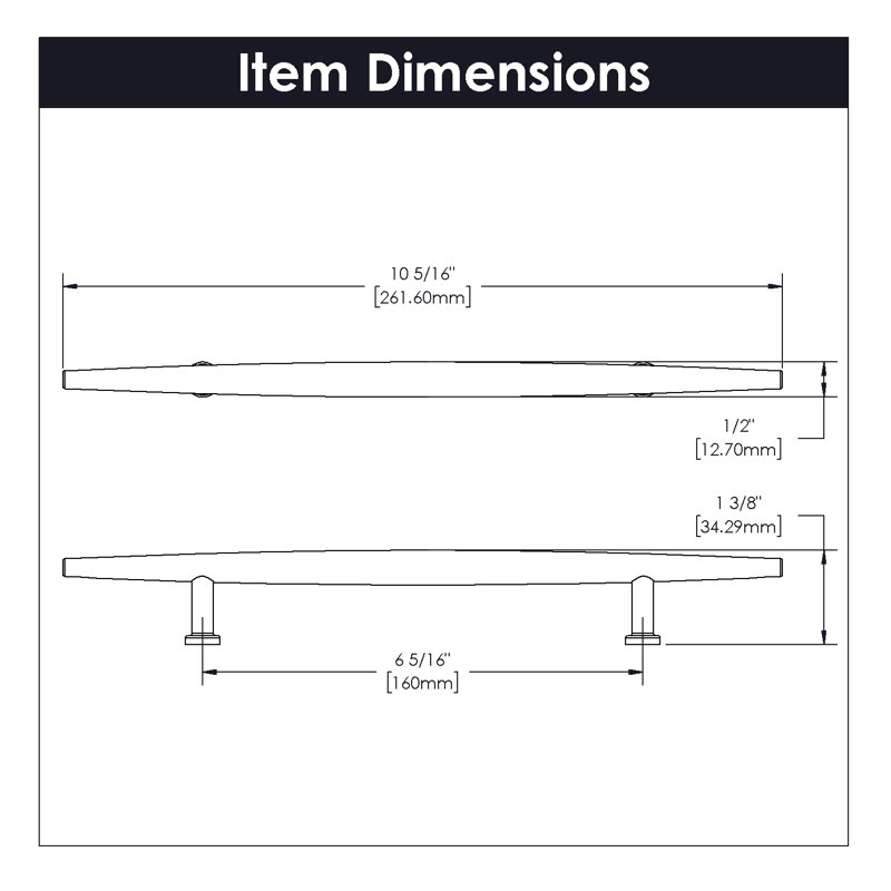 Wexler Bar / Handle Pull, Stainless Steel