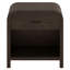 Table d'appoint 1 tiroir Bowman Noyer foncé-1701375582