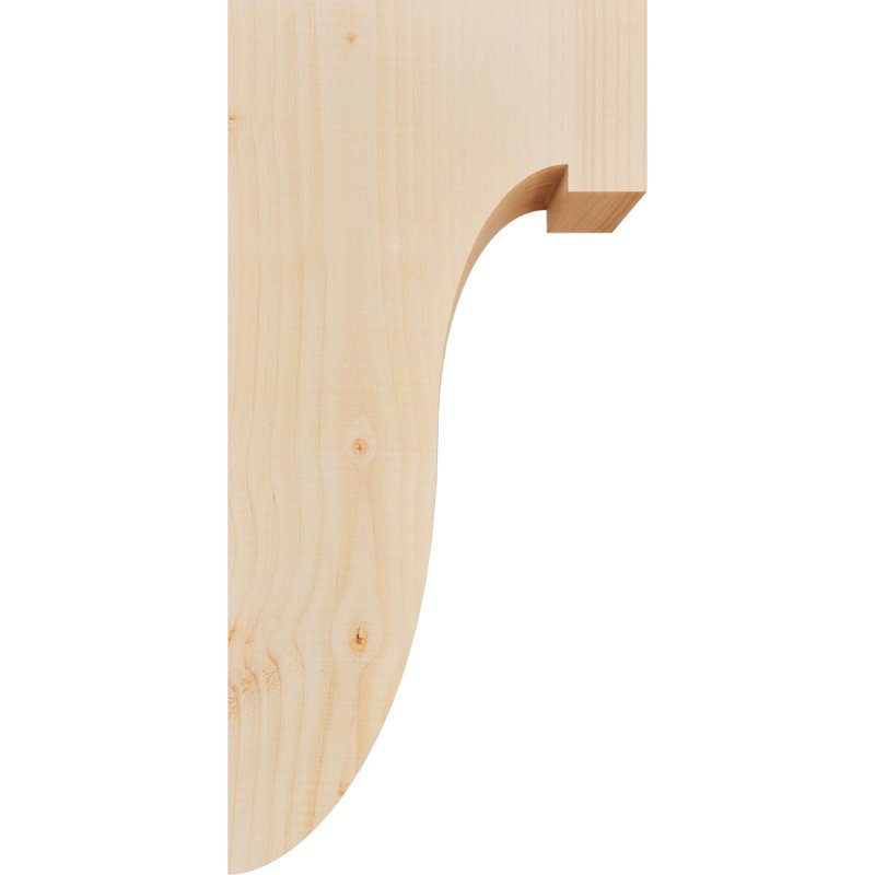 Del Monte Corbel, H 24 po x l 5,5 po x P 12 po, Sapin de Douglas, Lisse