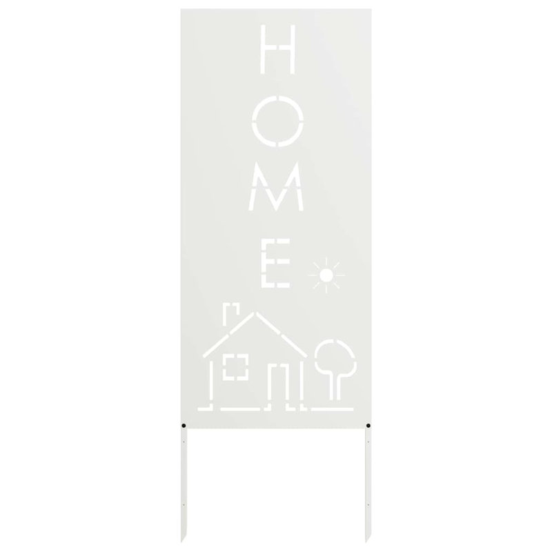 140 cm H x 50 cm W Fence Panels Fencing with 1 Panel(s) Included, White