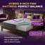 Matelas hybride ferme de 8 pouces avec ressorts ensachés et couche de gel rafraîchissant LUMERIS pour soulager la pression et isoler les mouvements - Certifié CertiPUR-US-89288288