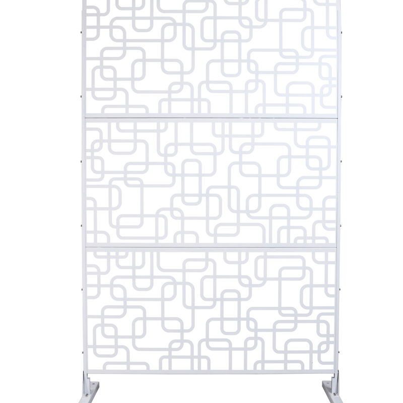 Écran en acier à intimité améliorée Design moderne pour patio et utilisation intérieure