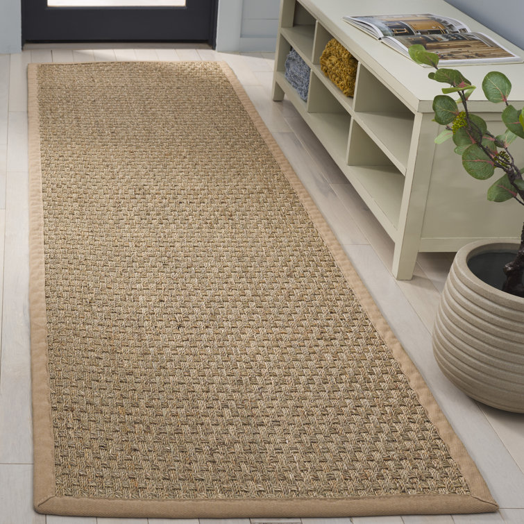 Auckland Bamboo Slat/Seagrass Natural/Beige Area Rug
