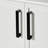 Ariel Kellie 67 Inch Double Oval Sink Bathroom Vanity With Pure Quartz Countertop-105988577