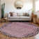 Machine Washable Indoor/Outdoor Claudian ACN1230 Pink Rug