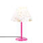 Lampe de table rose 18,11 po Rosena