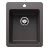 Liven SILGRANIT 17" L x 20.5 W" Drop-In/Undermount Bar Sink