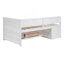 Lit de jour simple avec tiroirs et tablettes, lit de jour-1866448907