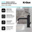 Robinet de lavabo vasque à poignée simple avec drain Ramus-50612613