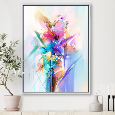 " Abstract Colourful Spring Flowers "