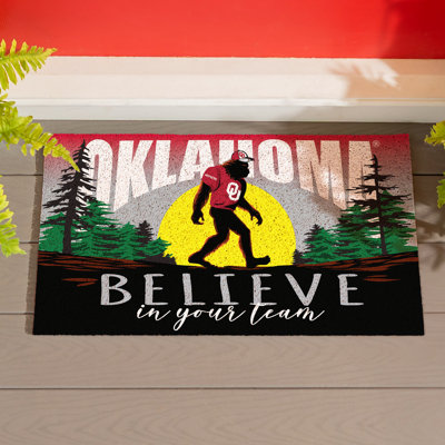 University of Oklahoma Bigfoot PVC Doormat, 28 in x16 in