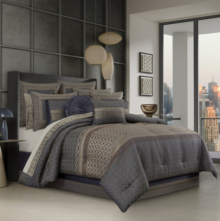 Alaro California King 4Pc. Comforter Set Slate