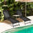 Billett Outdoor Metal Chaise Lounge
