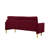 Velvet  Sofa 65 Inch