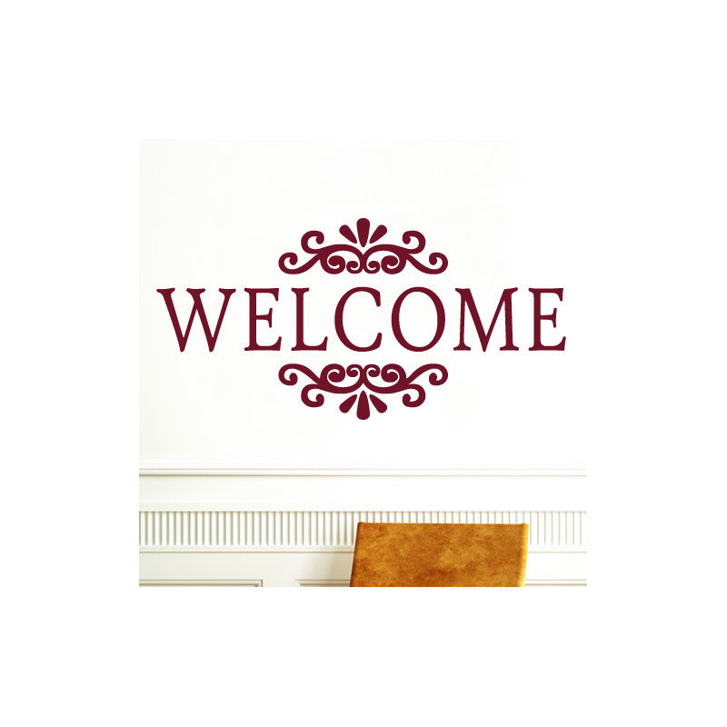 Wall Decal, Burgundy, Large