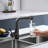 Single Handle Pull Out Sprayer Stainless Steel Kitchen Faucet-103539533