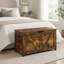 Commode de rangement rétro avec dessus rabattable-1213485364