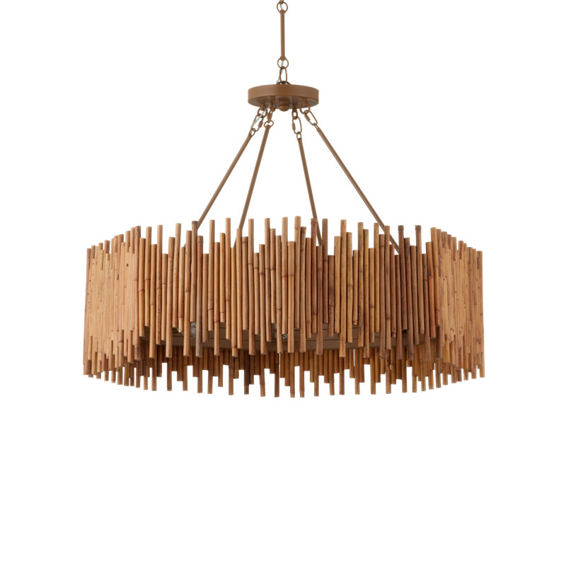 Teahouse 8 - Light Wrought Iron Chandelier