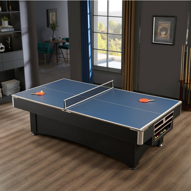 IQOWEL Multi Game Pool Table, 32" H x 108" L x 60" W, Green, Black