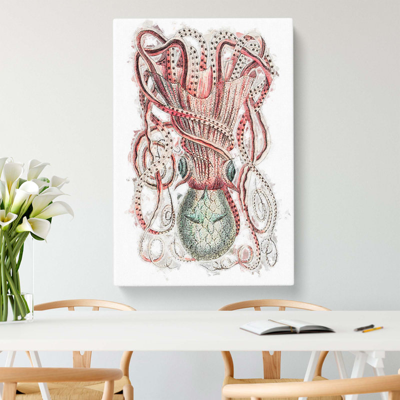 Cuttlefish by George Shaw - Wrapped Canvas Painting, 50cm H x 35cm W x 3cm D