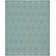 Foundry Select Versatile Diamond Aqua/Teal Indoor/Outdoor Area Rug