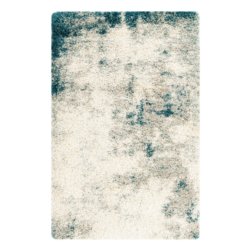 Performance Abstract Indoor Rug, Rectangle 4' x 6'