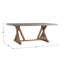 Ensemble de table de salle à manger et de chaises en bois Dombrosky