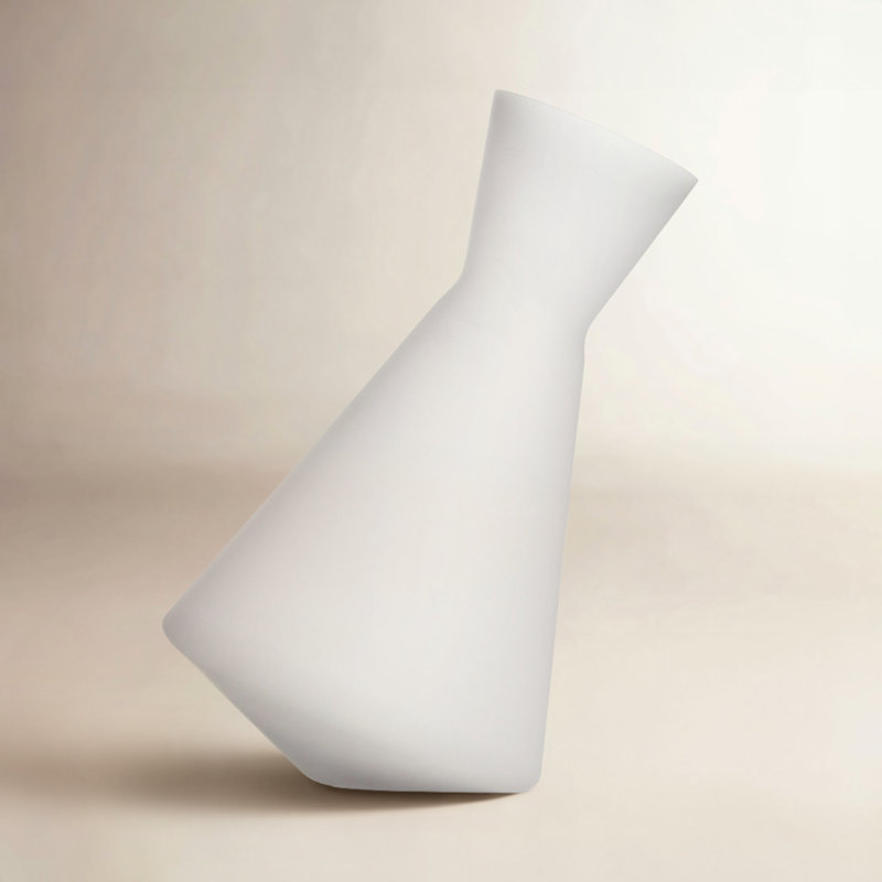 Vaso Crystal Lead Free Crystal Wine Decanter, Frosted