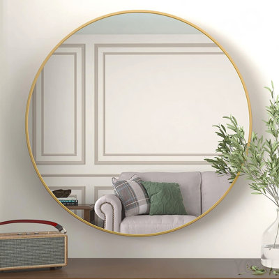 Miroir de salle de bain rond 36 po.