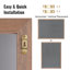 Tableau noir mural en acier