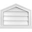 Peaked Top Surface Mount Signature Urethane Non-Functional Gable Vent 5/12 Pitch Primed Tan-101741402